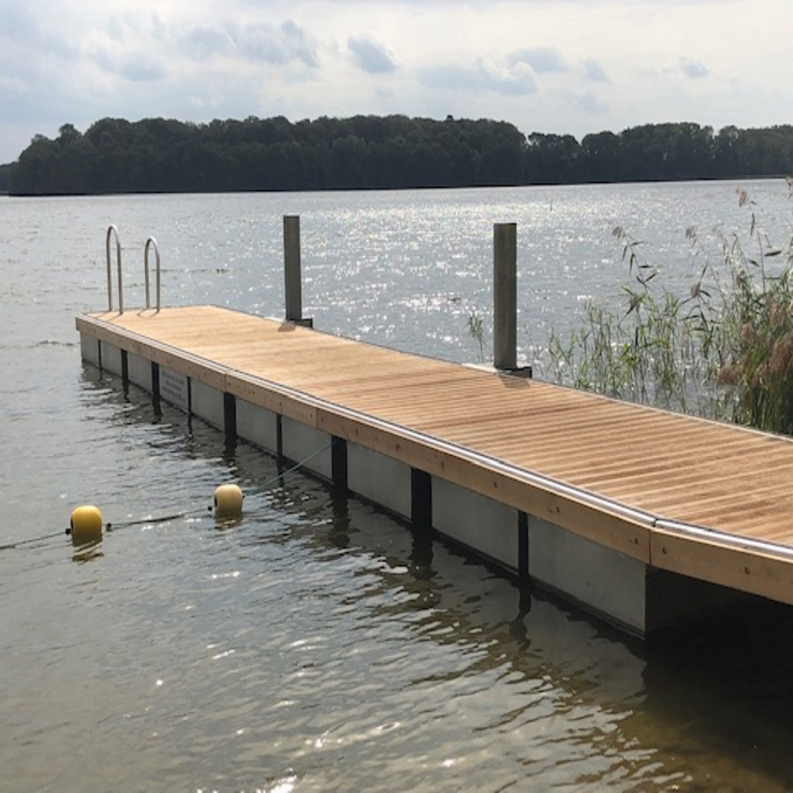 Badesteg mit Leiter